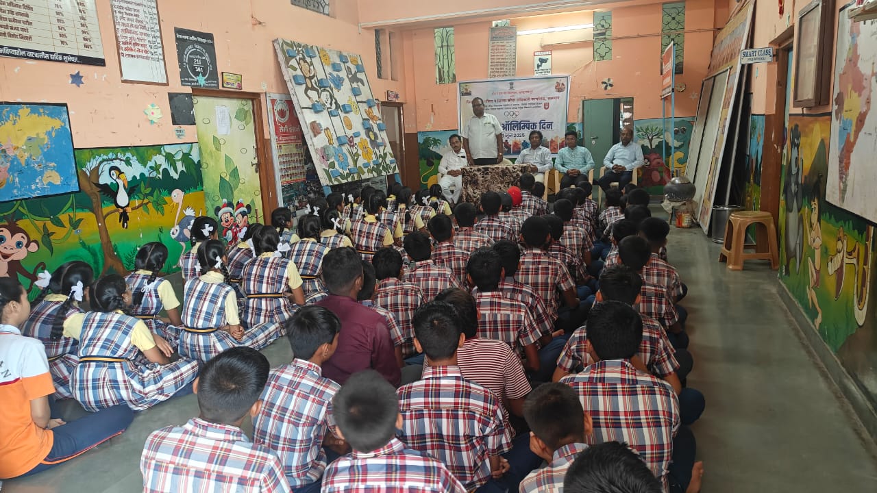 रायसोनी विद्यालयात जागतिक ऑलिंपिक दिन साजरा
