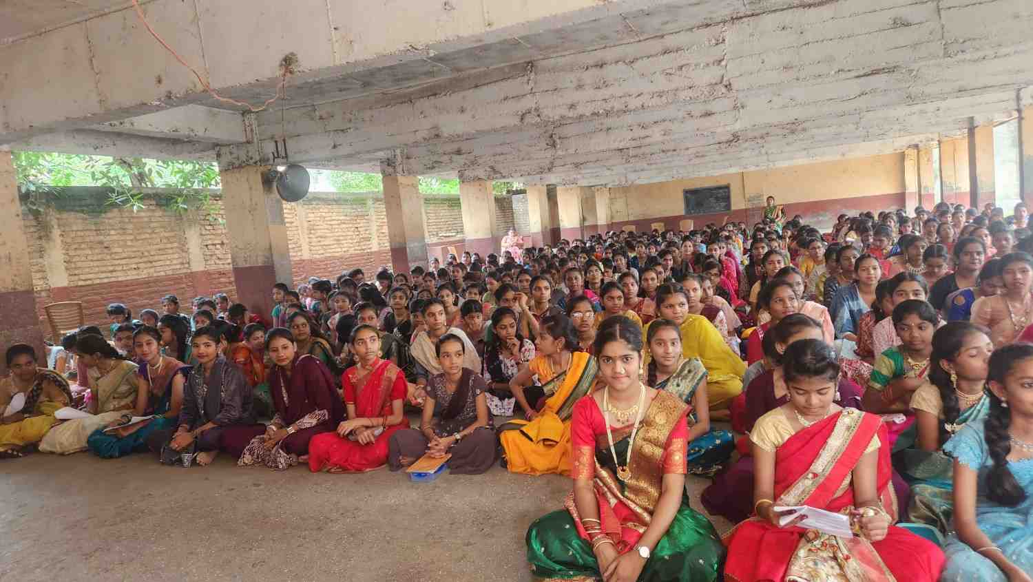 अहिल्यादेवी कन्या विद्यालयात श्रावणी शुक्रवार साजरा